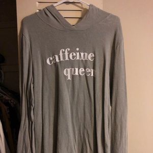 Light cotton, stretch, pull over. Never worn.